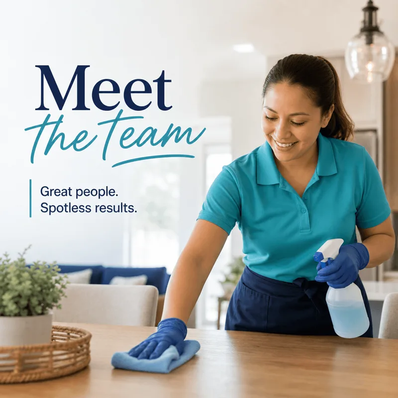 Cleaning sample post: Meet the team