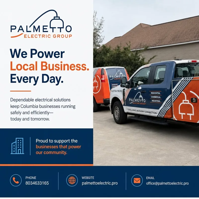 Electrical sample post: We power local business