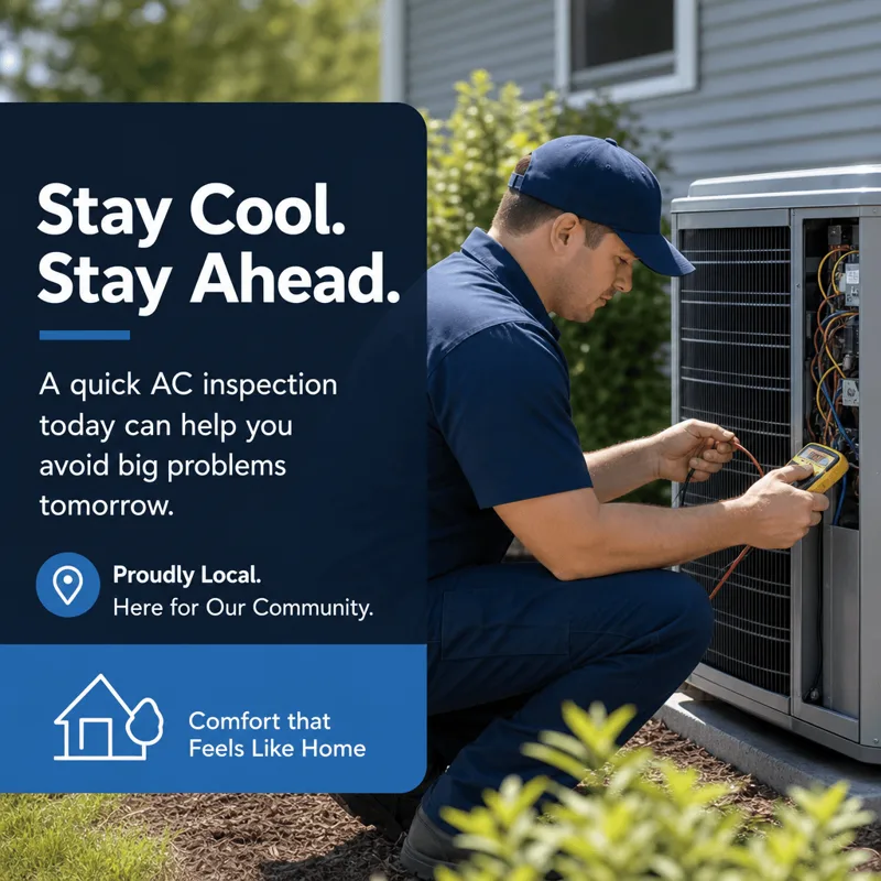 HVAC sample post: Quick AC inspection