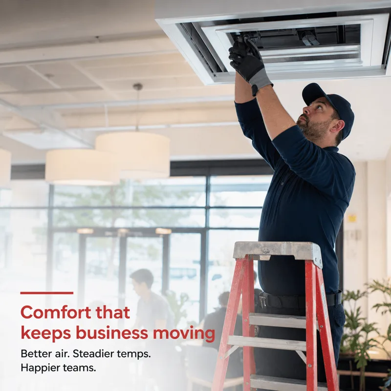 HVAC sample post: Commercial comfort