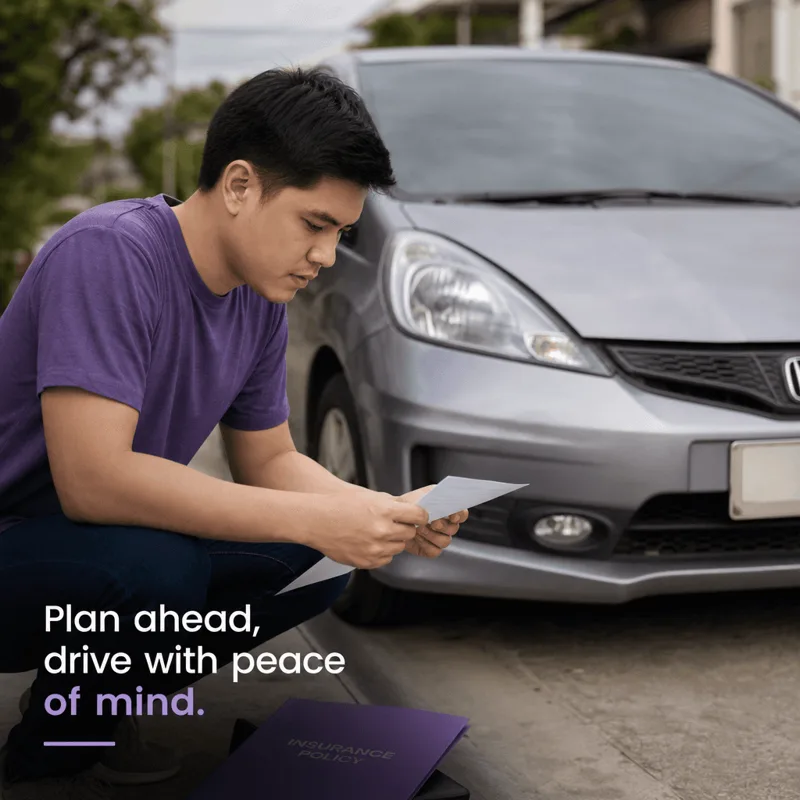 Insurance agencies sample post: Peace of mind on the road