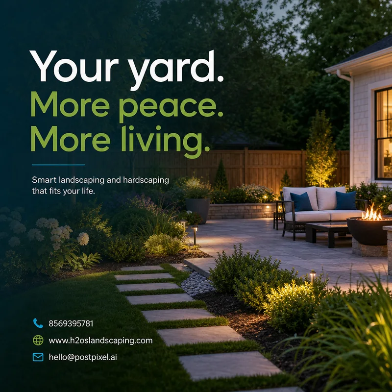 Landscaping sample post: Outdoor living