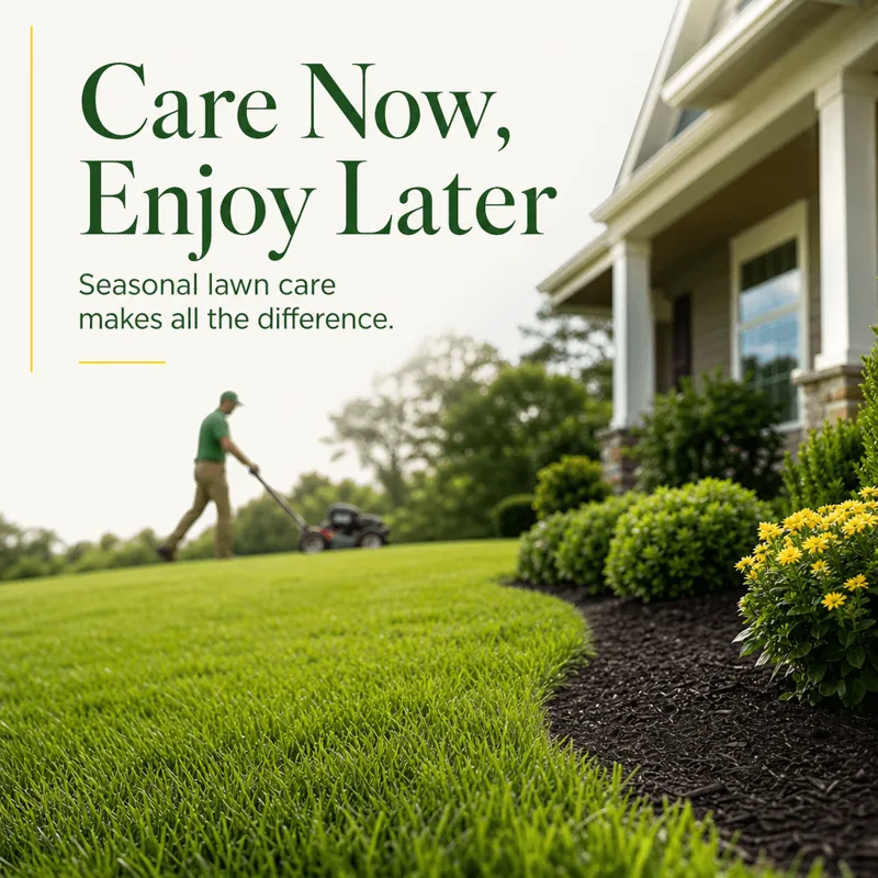 Landscaping sample post: Lawn care reminder