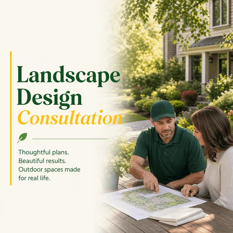 Landscaping sample post: Design consultation