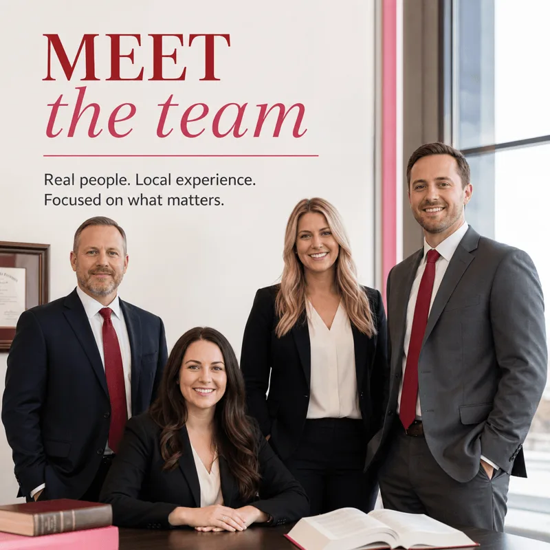Law firms sample post: Meet the legal team