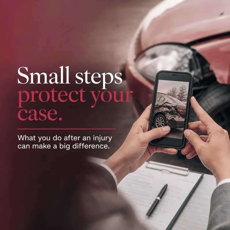 Law firms sample post: Protect your case