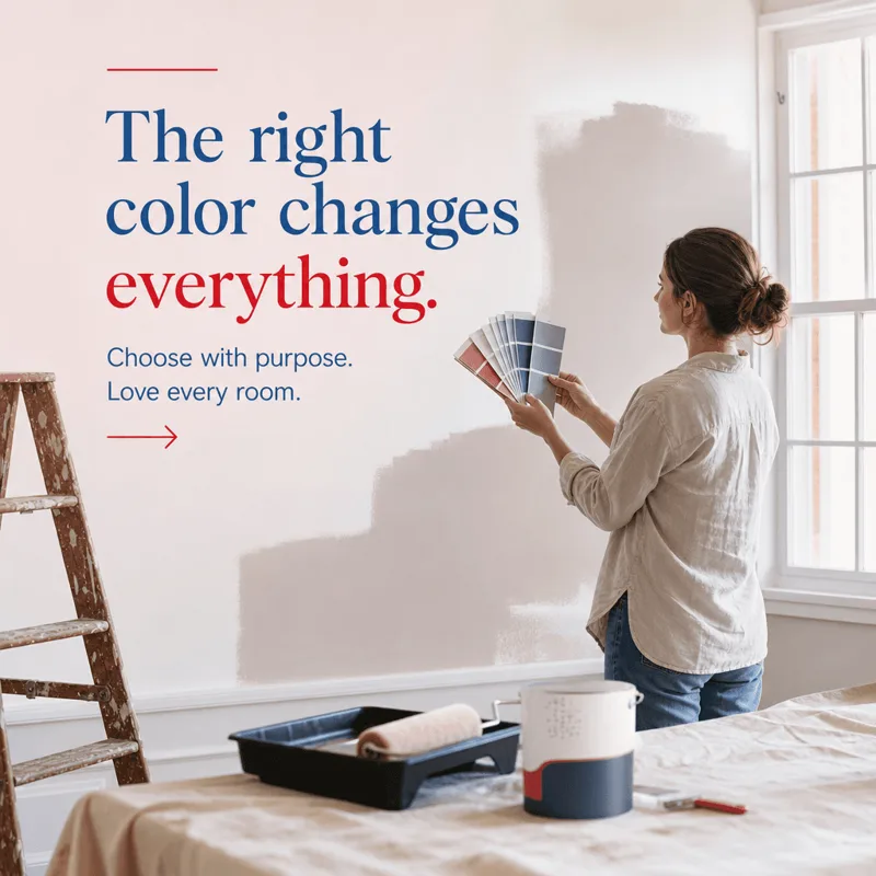 Painting sample post: Color consultation