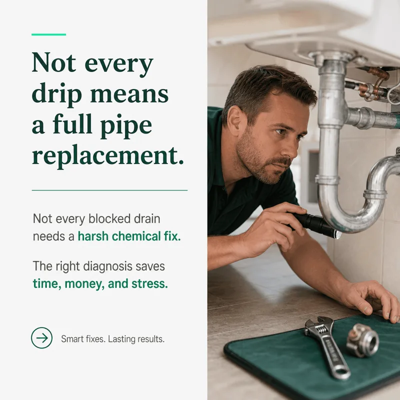 Plumbing sample post: Leak diagnosis