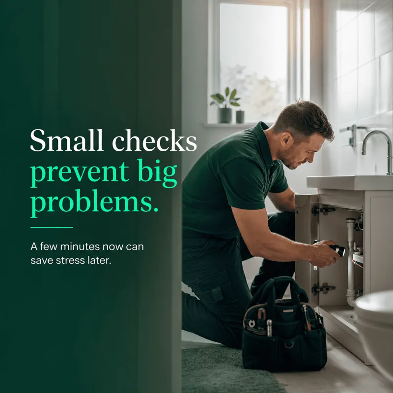 Plumbing sample post: Prevent big problems