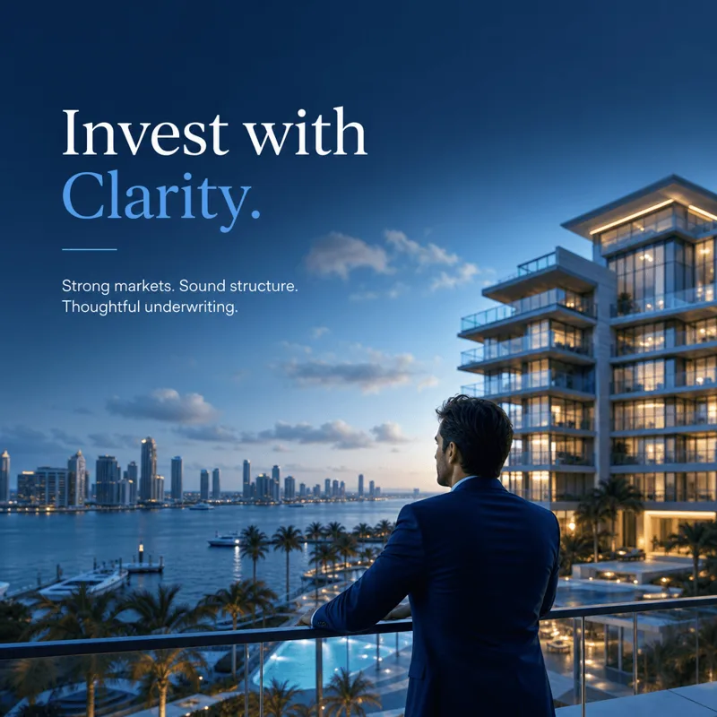 Real estate sample post: Invest with clarity