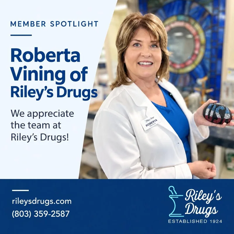 A real post made with PostPixel for a business in pharmacy