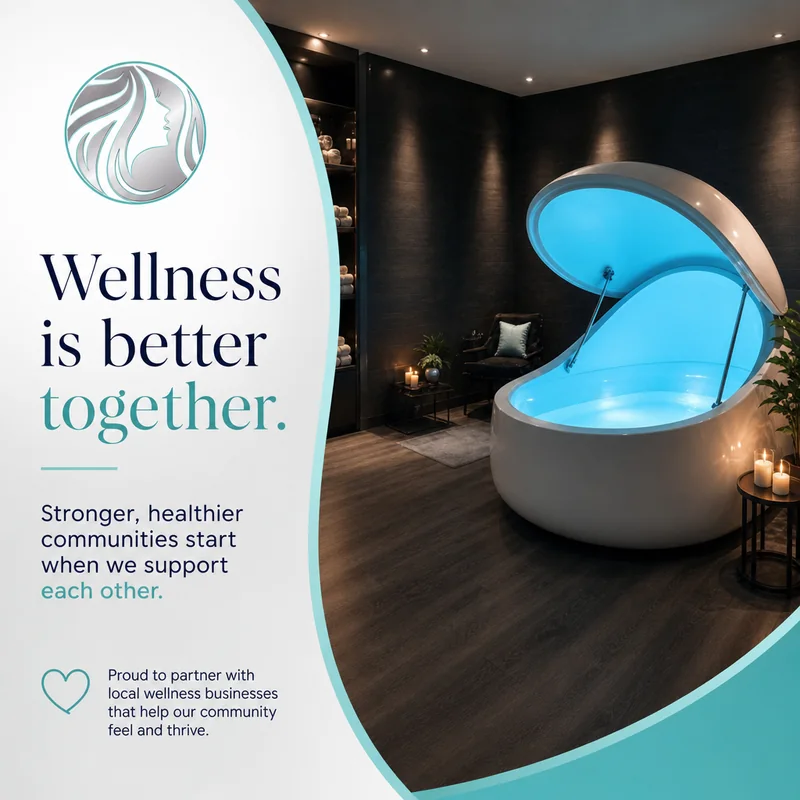 A real post made with PostPixel for a business in wellness