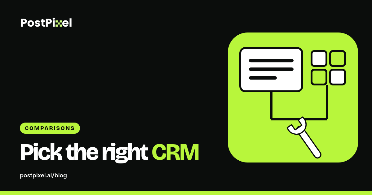 Cover graphic of a contact card, a calendar and a wrench joined by lines on a lime panel