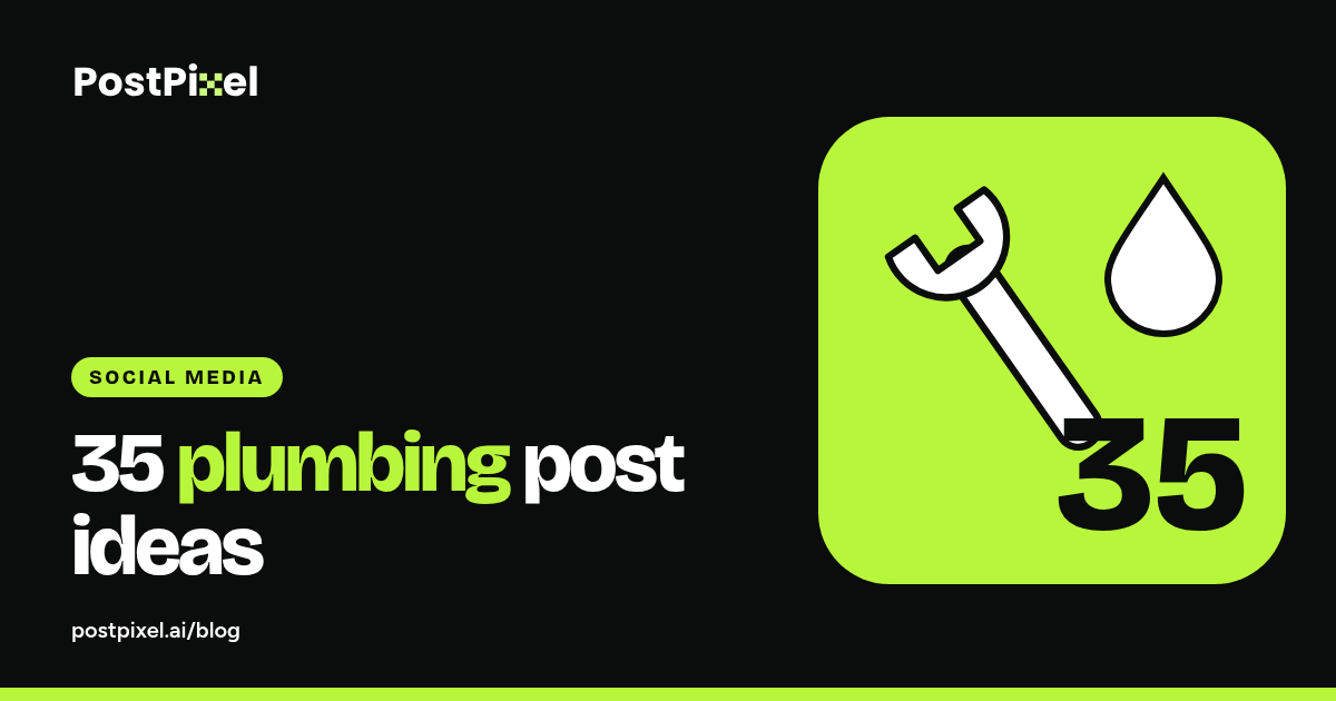 Cover graphic of a lime pipe wrench and a water drop with the number 35