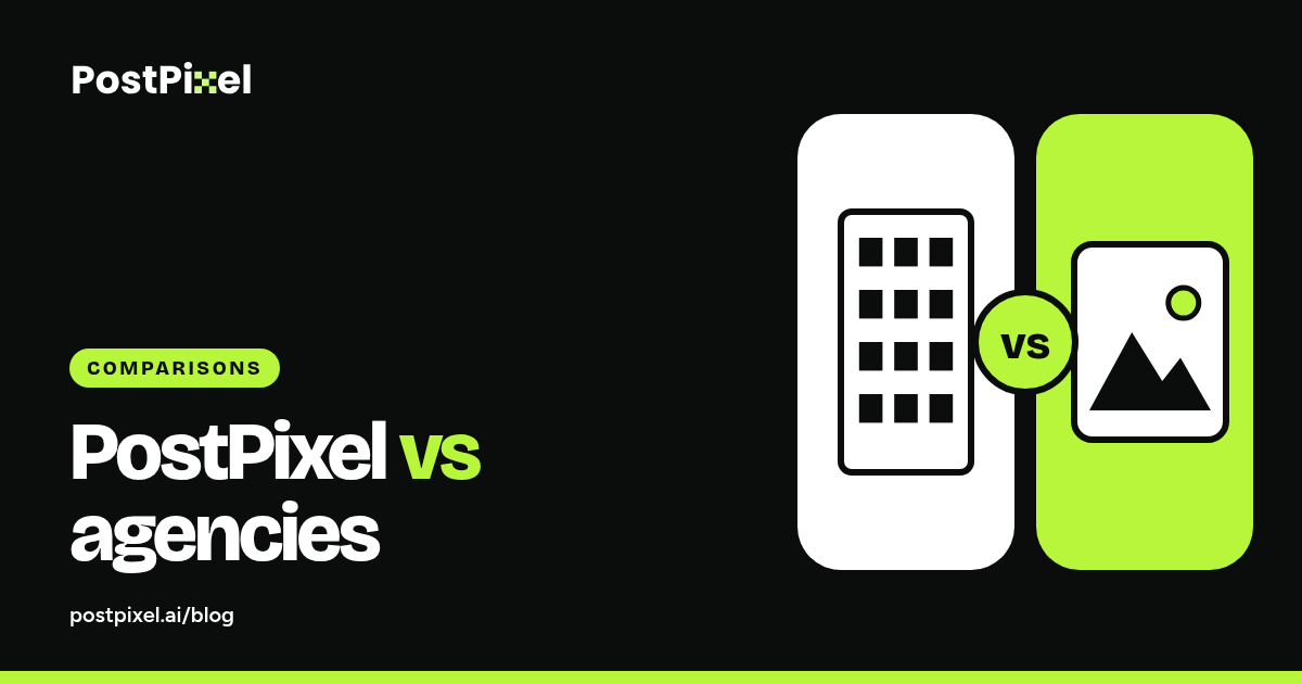 Cover graphic of an office building icon and a photo card with a versus mark